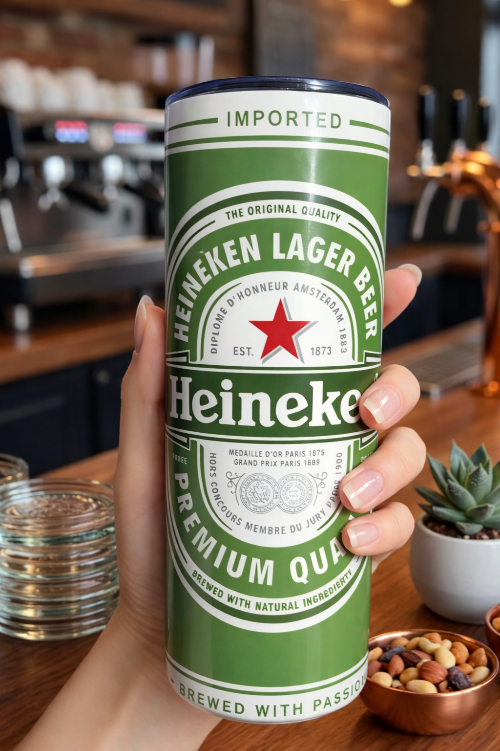 Vaso Térmico Estilo Heineken 20 oz