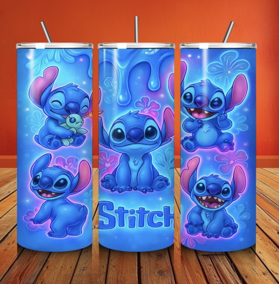 Vaso Térmico Stitch 20 Oz Personalizado – Diseño Divertido y Colorido