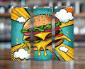 🍔🍟 Vaso Térmico 20 oz  Personalizado de Comida Rápida | Diseño Divertido y Original