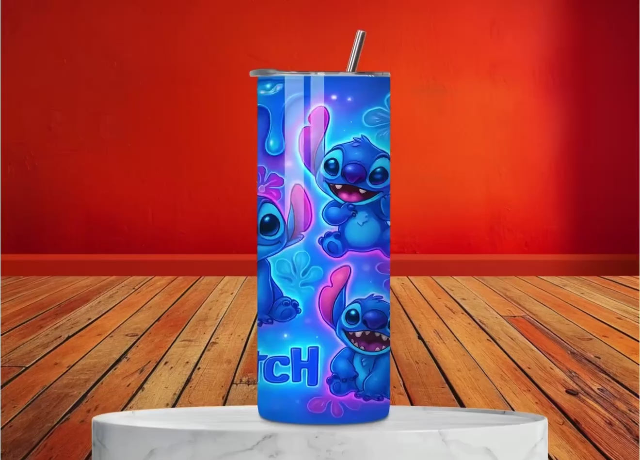 Vaso Térmico Stitch 20 Oz Personalizado – Diseño Divertido y Colorido